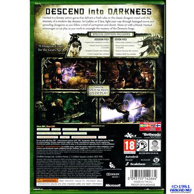 HUNTED THE DEMONS FORGE SPECIAL EDITION XBOX 360