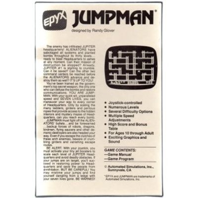 JUMPMAN ATARI 400/800 DISKETT NYTT