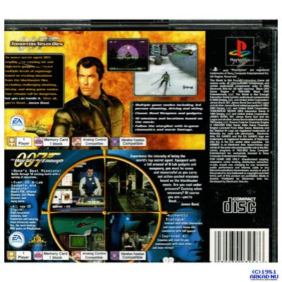 TOMORROW NEVER DIES + THE WORLD IS NOT ENOUGH PS1 2 GAMES