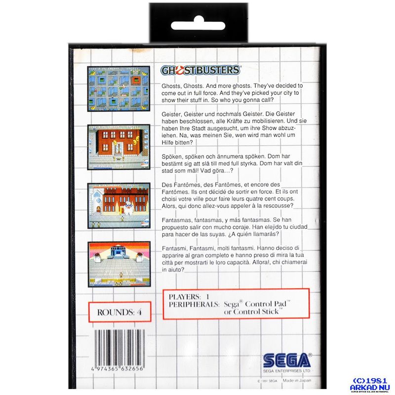 GHOSTBUSTERS MASTERSYSTEM