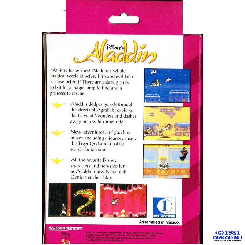 ALADDIN GAME GEAR
