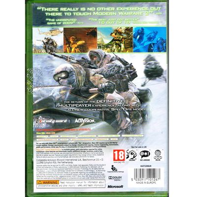 CALL OF DUTY MODERN WARFARE 2 XBOX 360