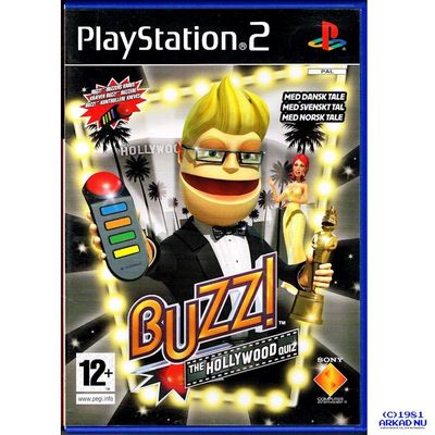 BUZZ THE HOLLYWOOD QUIZ SVENSK UTGÅVA PS2