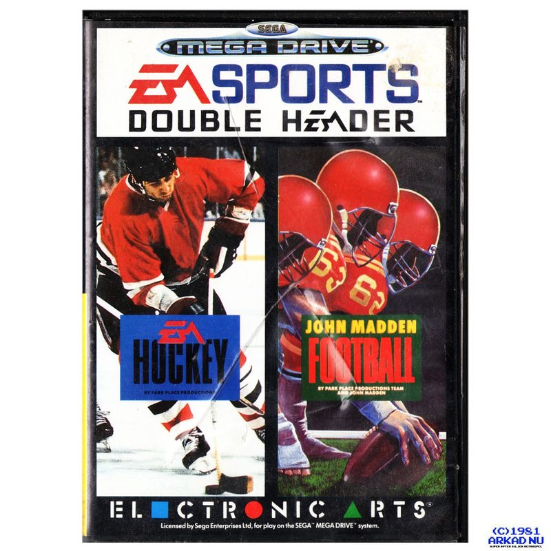 EA SPORTS DOUBLE HEADER MEGADRIVE