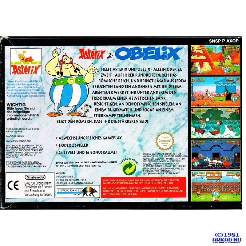 ASTERIX & OBELIX SNES