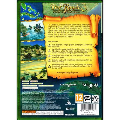 PORT ROYALE 3 PIRATES & MERCHANTS XBOX 360