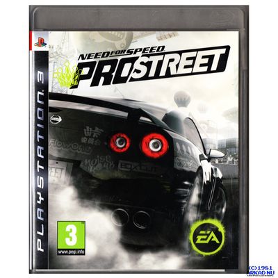 NEED FOR SPEED PRO STREET PS3