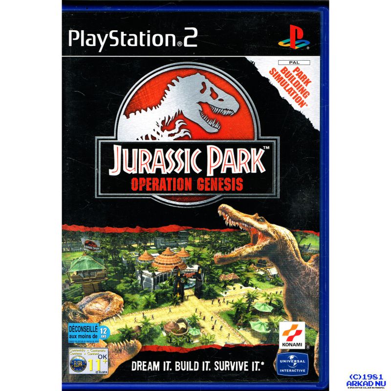 JURASSIC PARK OPERATION GENESIS PS2