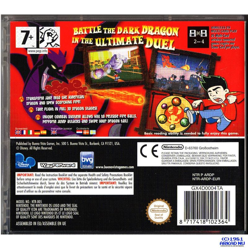 AMERICAN DRAGON JAKE LONG DS