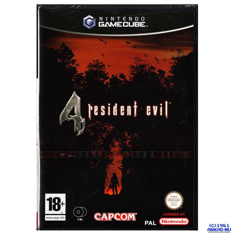 RESIDENT EVIL 4 GAMECUBE SVENSK UTGÅVA NYTT