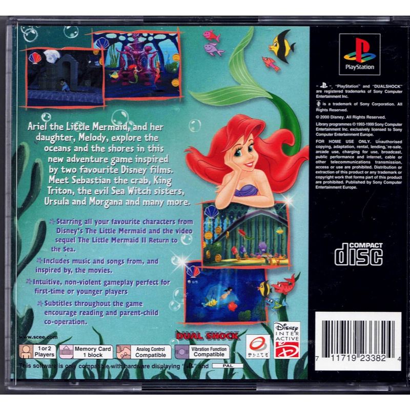 THE LITTLE MERMAID II PS1