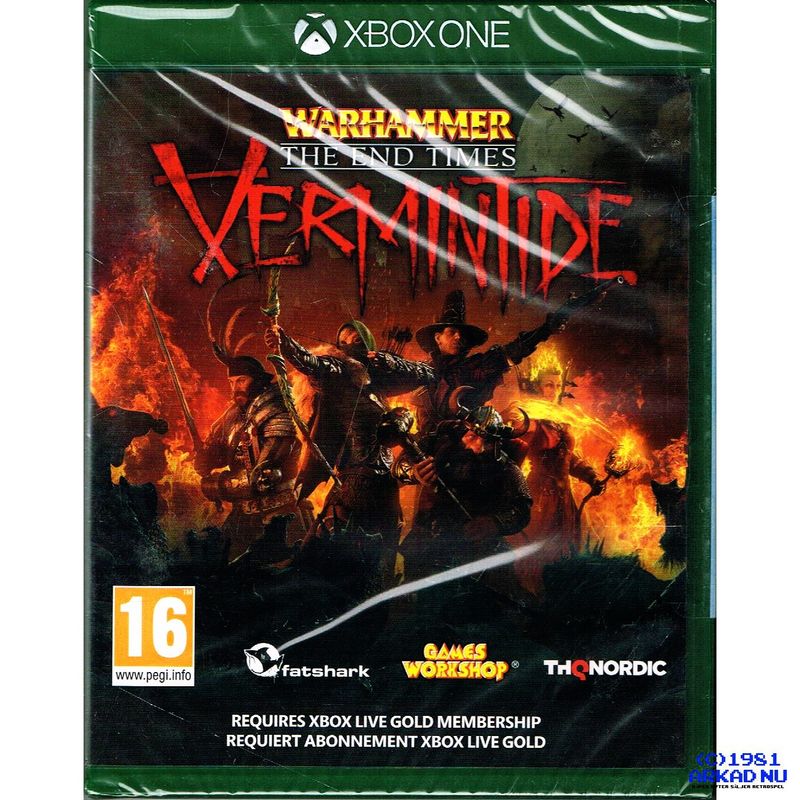 WARHAMMER THE END OF TIMES VERMINTIDE XBOX ONE