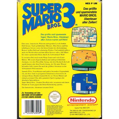 SUPER MARIO BROS 3 NES NOE