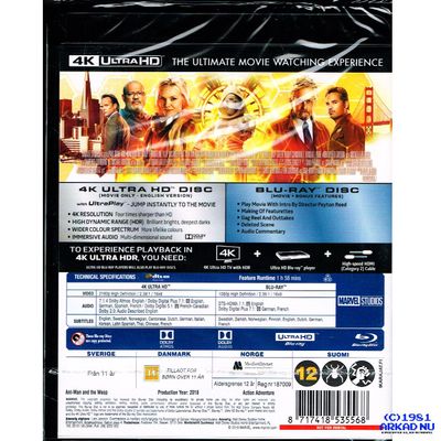 ANT-MAN AND THE WASP 4K ULTRA HD + BLU-RAY