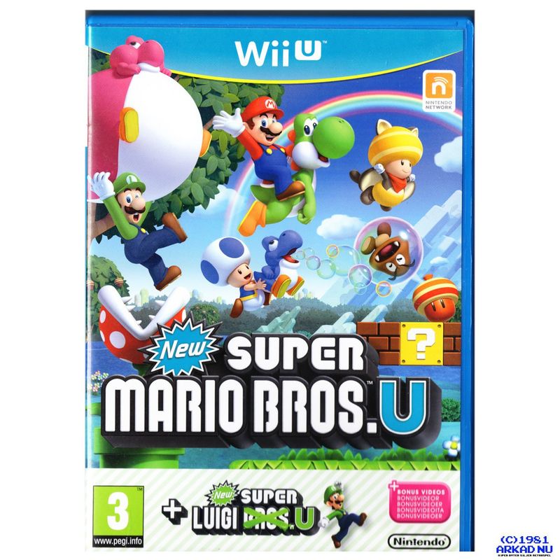 NEW SUPER MARIO BROS U + NEW SUPER LUIGI U WII U