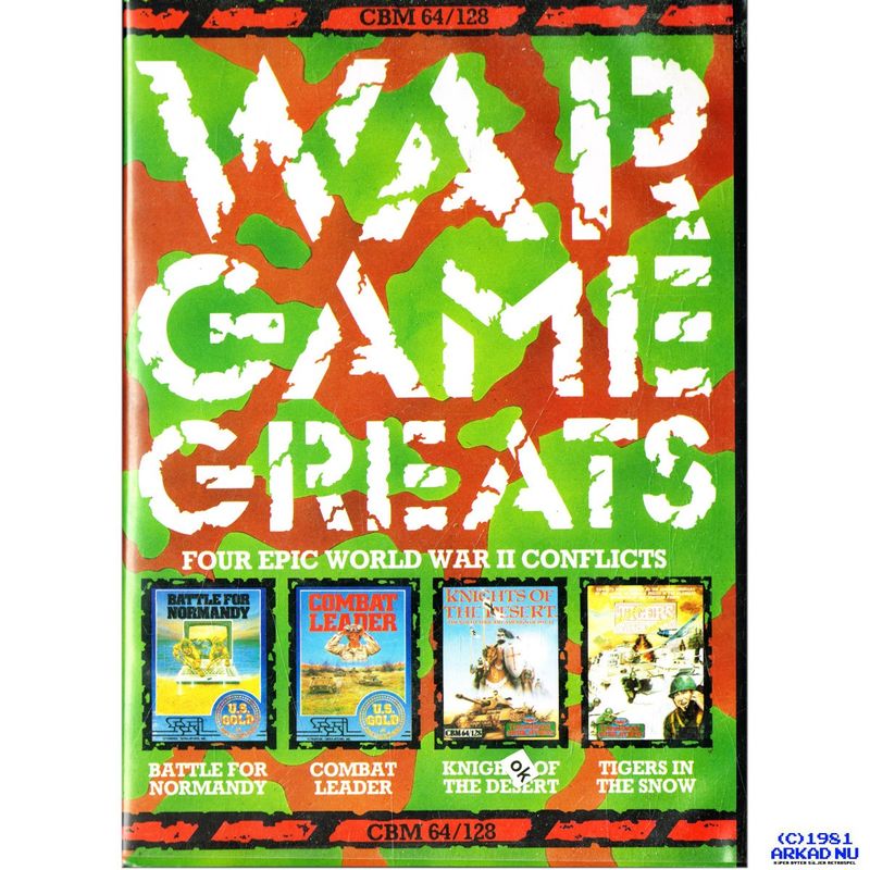 WAR GAME GREATS C64 KASSETT