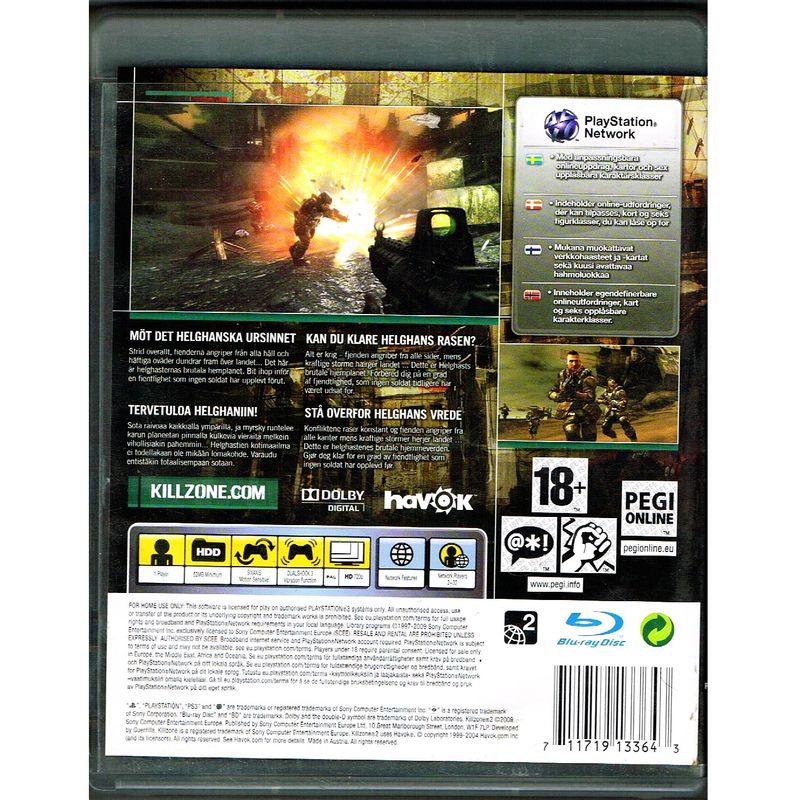 KILLZONE 2 PS3