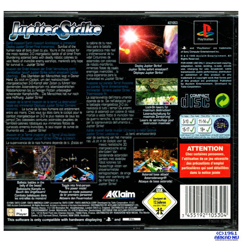 JUPITER STRIKE PS1