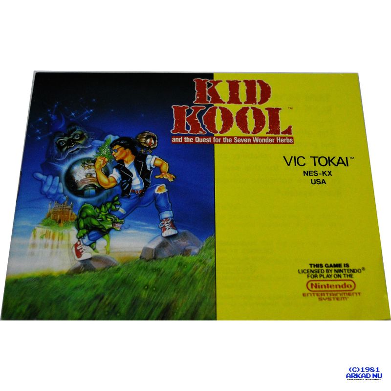 KID KOOL AND THE QUEST FOR THE SEVEN WONDER HERBS NES REV-A USA