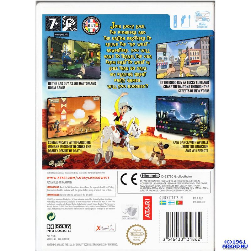 LUCKY LUKE GO WEST WII