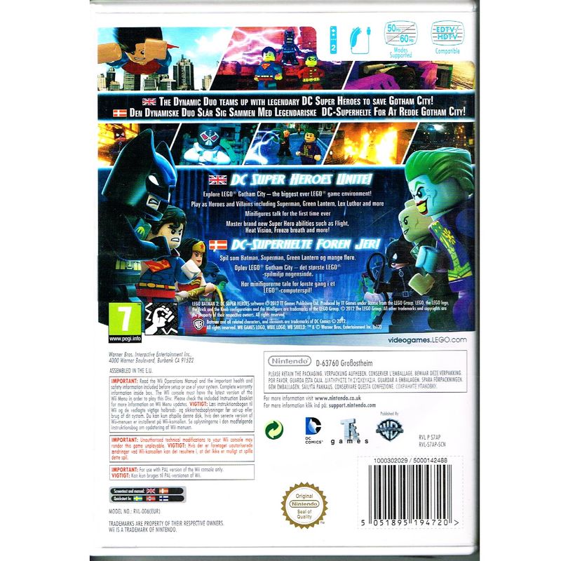 LEGO BATMAN 2 DC SUPER HEROES WII