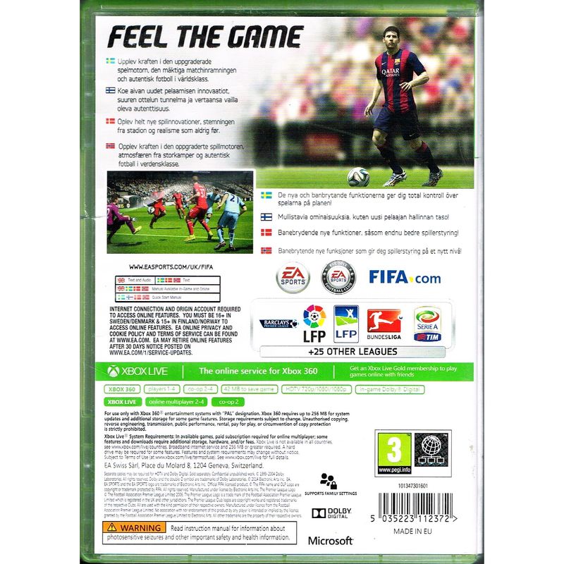 FIFA 15 XBOX 360