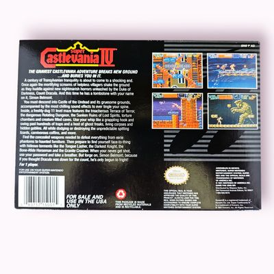 SUPER CASTLEVANIA IV SNES NTSC USA