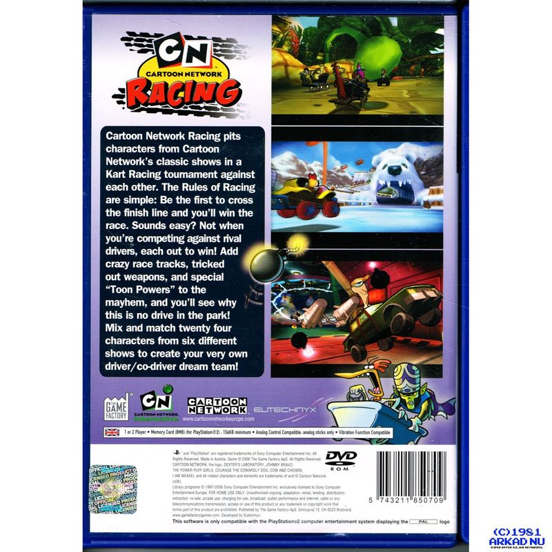 CARTOON NETWORK RACING PS2