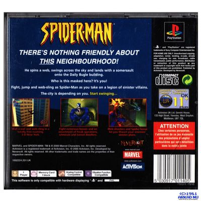 SPIDER-MAN PS1