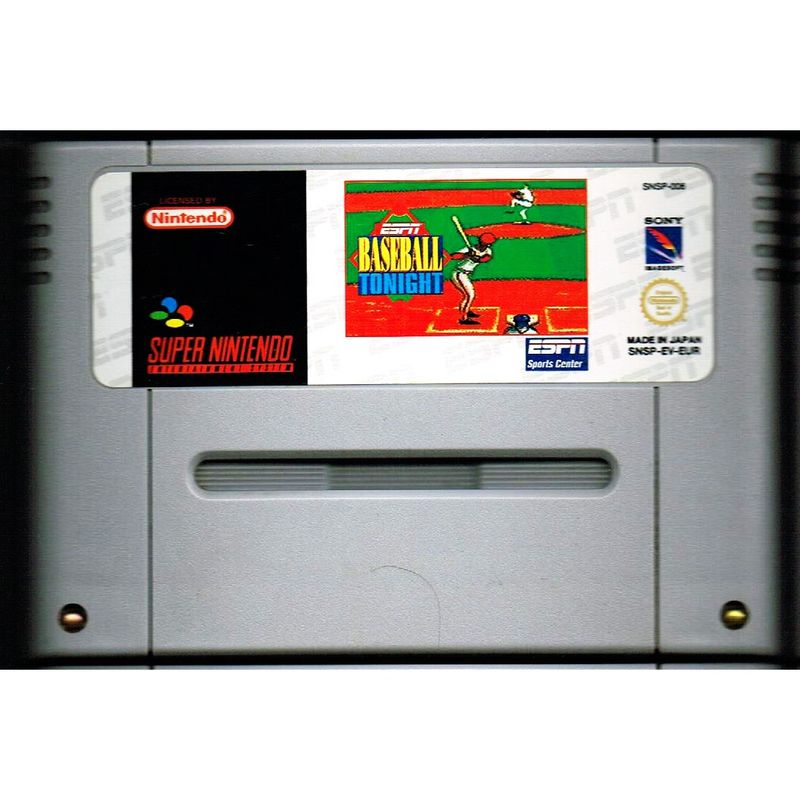 ESPN BASEBALL TONIGHT SNES