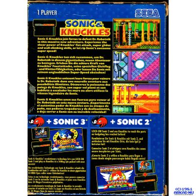 SONIC AND KNUCKLES MEGADRIVE 