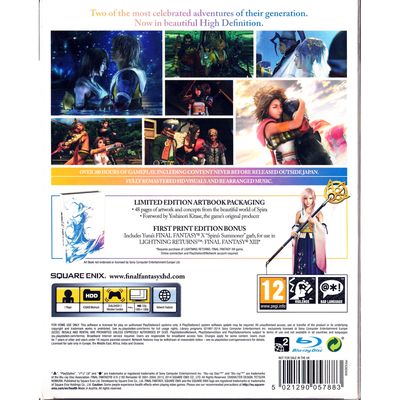 FINAL FANTASY X X2 HD REMASTER LIMITED EDITION PS3 NYTT INPLASTAD