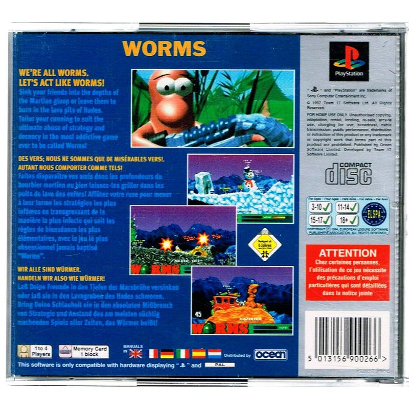 WORMS PS1