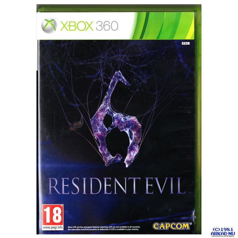 RESIDENT EVIL 6 XBOX 360