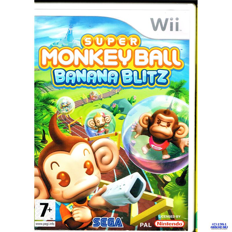 SUPER MONKEY BALL BANANA BLITZ WII