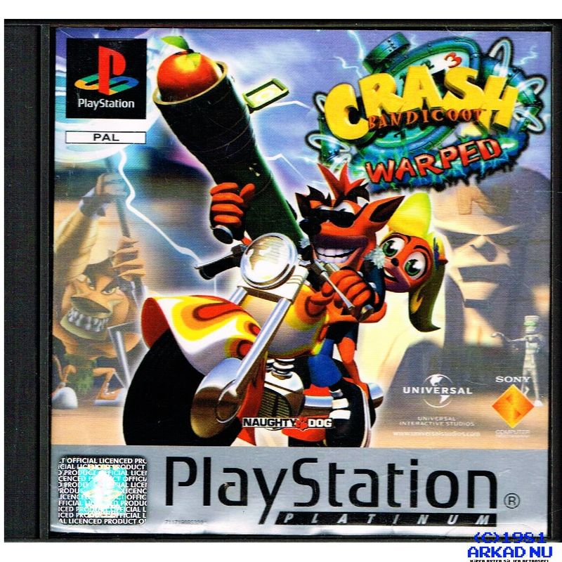 CRASH BANDICOOT 3 WARPED PS1