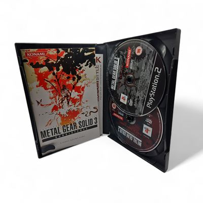 METAL GEAR SOLD 3 SUBSISTENCE PS2 SVENSK UTGÅVA