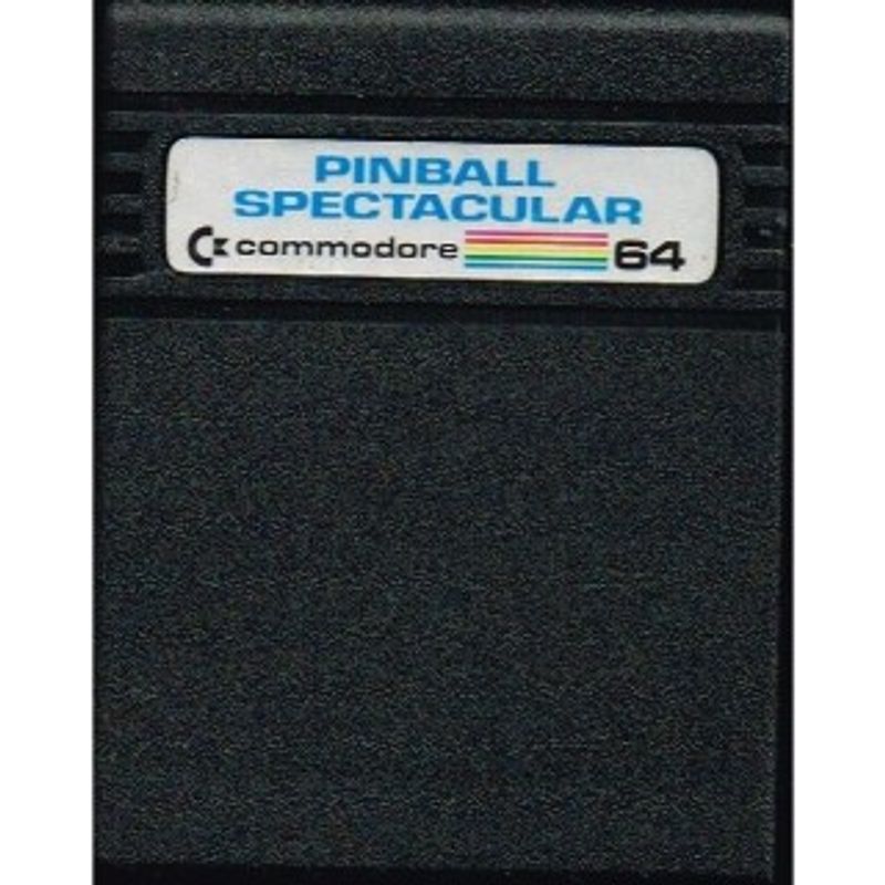 PINBALL SPECTACULAR C64 CARTRIDGE COMMODORE 64