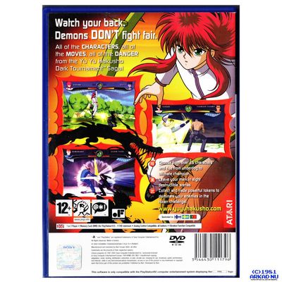 YU YU HAKUSHO DARK TOURNAMENT PS2