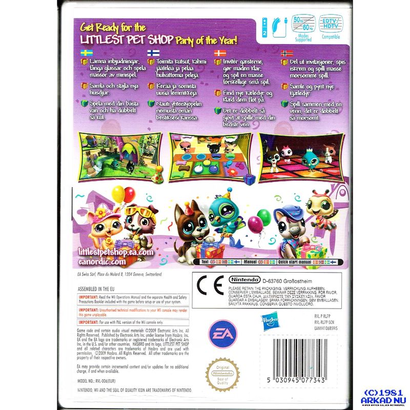 LITTLEST PETSHOP FRIENDS WII