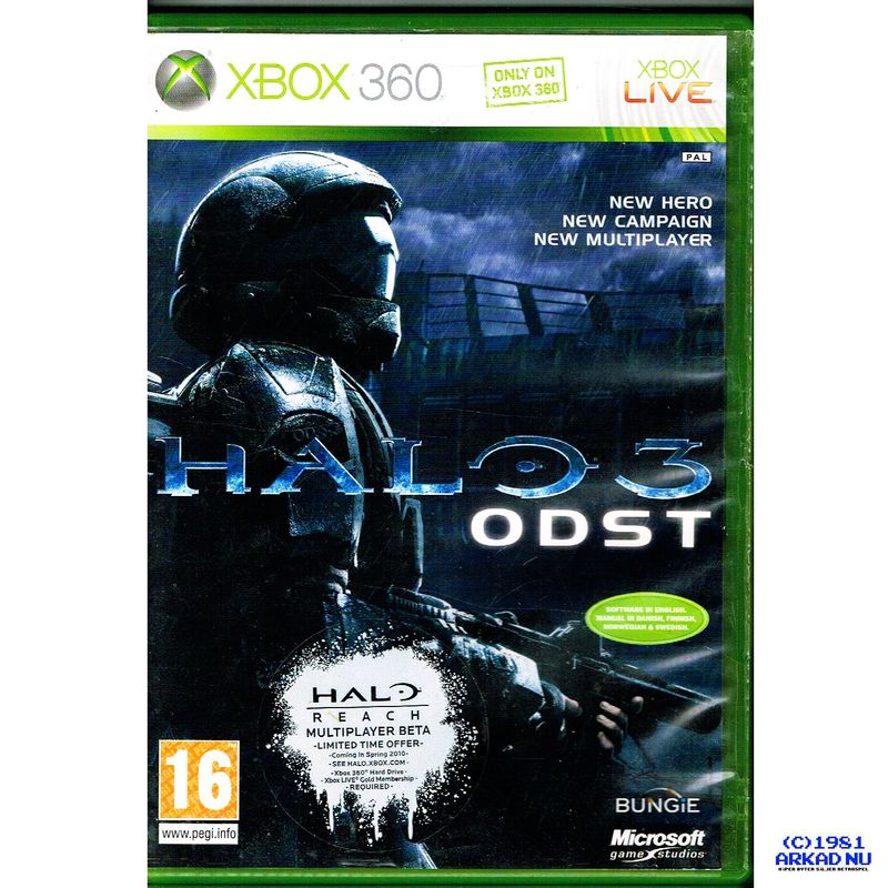 HALO 3 ODST XBOX 360