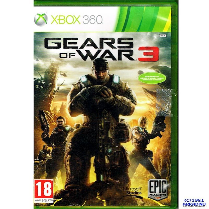 GEARS OF WAR 3 XBOX 360