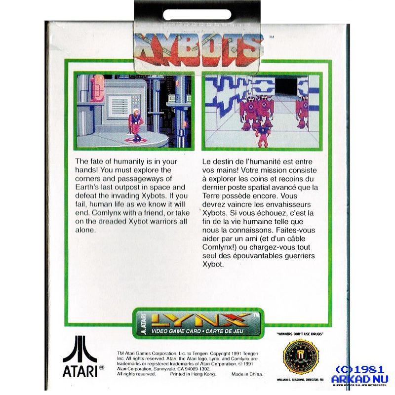 XYBOTS ATARI LYNX