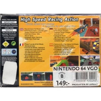 HOT WHEELS TURBO RACING N64