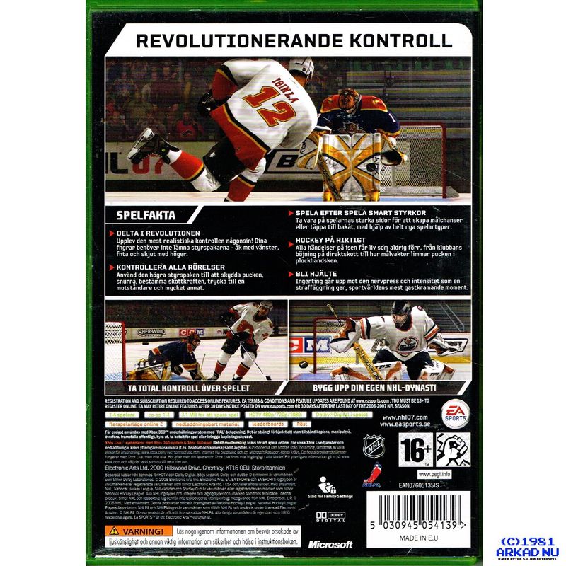 NHL 07 XBOX 360