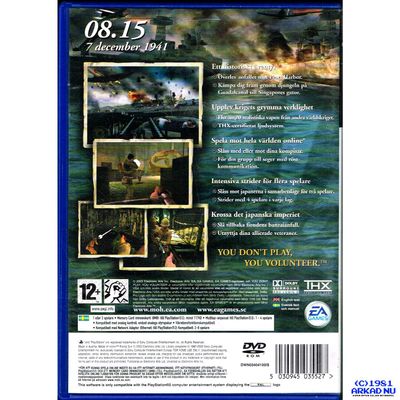 MEDAL OF HONOR RISING SUN PS2