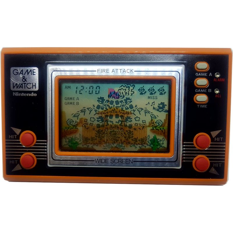 FIRE ATTACK GAME & WATCH MED SVENSK A4