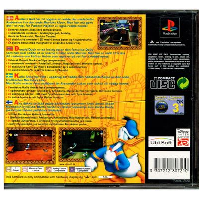 DONALD DUCK QUACK ATTACK PS1