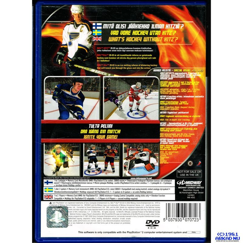 NHL HITZ 2003 PS2