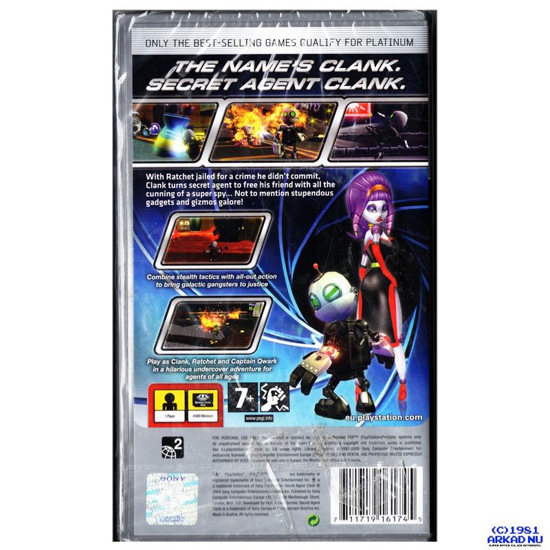 SECRET AGENT CLANK PSP